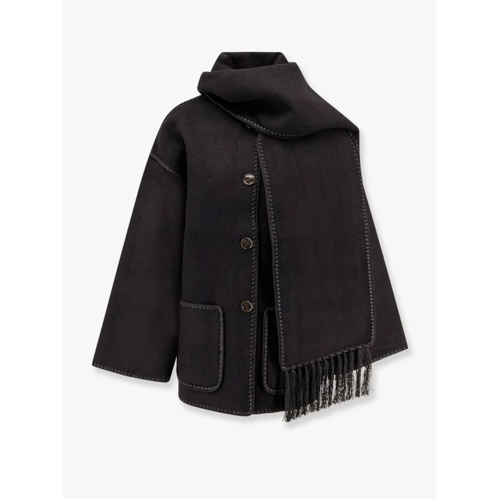 Toteme Women Embroidered Scarf Jacket In Wool Blend